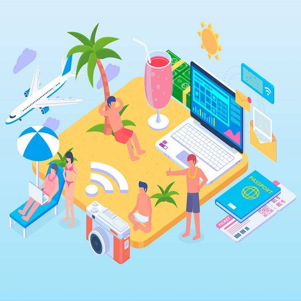 ilha nômade digital em Portugal em 2021